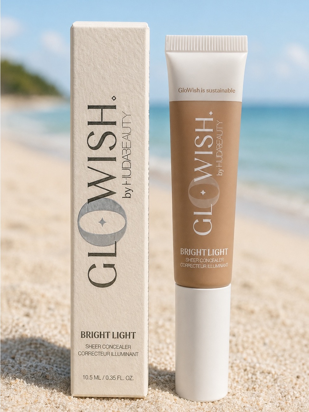 HUDA BEAUTY GloWish Bright Light Concealer - Warm Beige